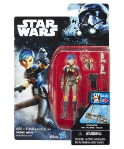 Alternative view of Star Wars Rebels Sabine Wren Figure