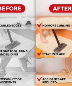 XFasten Double Sided Carpet Tape 2” x 30 Yards Heavy Duty Residue-Free Rug Tape for Area Rugs and Hardwood Floor - Indoor and Outdoor 2" x 30Yds 26 91AjsJOYwsL