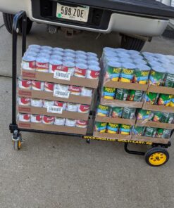 Rock-N-Roller R2RT (Micro) 8-in-1 Folding Multi-Cart/Hand Truck/Dolly/Platform Cart/26" to 39" Telescoping Frame/350 lbs. Load Capacity, Black 58 91Ak rpXgsL