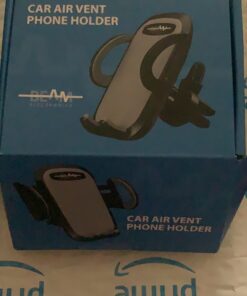 Beam Electronics Car Phone Holder Mount, Phone Car Air Vent Mount Holder Cradle Compatible for iPhone 12 11 Pro Max XS XS XR X 8+ 7+ SE 6s 6+ 5s 4 Samsung Galaxy S4-S10 LG Nexus Nokia 37 91AoTEiHUL