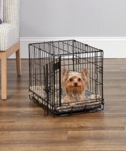 Alternative view of MidWest Homes for Pets Newly Enhanced Single Door iCrate Dog Crate, Includes Leak-Proof Pan, Floor Protecting Feet , Divider Panel & New Patented Features