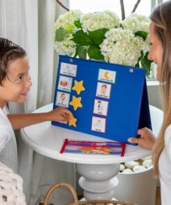 Large Kids Visual Schedule for Classroom & Home School - Morning Bedtime Routine Daily Calendar for Kids with 72 Activity & 10 Blank Cards - Wall Communication Chore Chart Responsibility Planner 13 91Auxo2t0WL