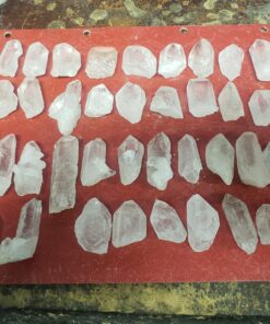 JIC Gem 2 lbs Natural Clear Quartz Crystal Point 2inch Big Size About 20pcs up for Healing and Gift Use 2 Pound (Pack of 1) 57 91AvgZEyRFL