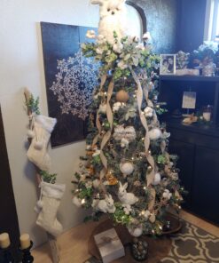 Kurt Adler 1 Set 2 Assorted Brown And White Owl Ornaments,white, grey 35 91Ax0RzHlvL