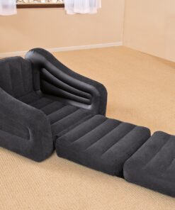 Intex Pull-out Chair Inflatable Bed, 42" X 87" X 26", Twin (Color May Vary) 25 91AxcEUHQUL