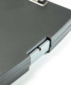 Officemate Ringbinder Clipboard Storage Box, Charcoal (83309), 13" x 10.8" x 2" 19 91B6KOT3GTS