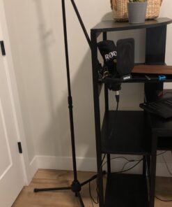 OnStage MS7701B Tripod Microphone Boom Stand black Tripod Stands 53 91B6vXf OwL