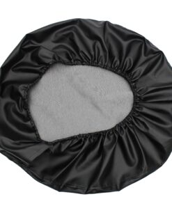 Moonet PVC Leather Spare Tire Wheel Cover for Car Truck SUV Camper Trailer Universal Fit RV JP FJ, R15 Black (for Overall Wheel Diameter 27-29 inch) 15 inch for Tire Diameter 27"-29" 32 91B81wYDtmL