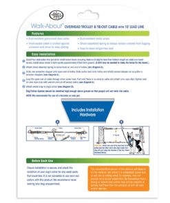 Four Paws Heavy Weight Tie Out Cable Silver 20 Feet 11 91B8S1r1bfL