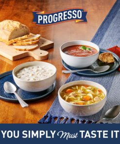 Progresso Rich & Hearty, Hearty Chicken Pot Pie Style with Dumplings Canned Soup, 18.5 oz. (Pack of 12) 10 91BILQcdSaL
