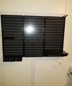 Pegboard Organizer Wall Control 4 ft. Metal Pegboard Standard Tool Storage Kit with Black Toolboard and Black Accessories 33 91BOQovFoTL