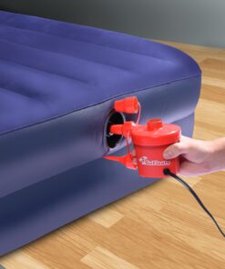 GoFloats Rapid Inflation Electric Air Pump (AC 110/120V) with Tote Bag and Raft Repair Kit 16 91BRHGjBnDL