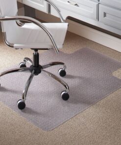 ES Robbins EverLife Anchor Bar Lipped Vinyl Chair Mat for High Pile Carpet, 45 by 53-Inch, Clear 13 91BhhLQo13L