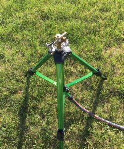 Orbit 58308Z Brass Impact Sprinkler on Tripod Base, Green (1) 1 21 91Bi4xg2eXL