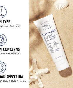 Obagi Sunscreen Sun Shield Matte Broad Spectrum SPF 50 Sunscreen, combines UVB absorption and UVA protection, 3 oz 3 Ounce (Pack of 1) 17 91BjoyEZ3EL