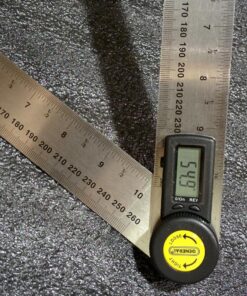 General Tools Digital Angle Finder Ruler #823 - 10" H - Stainless Steel Measurement Tool 10-Inch 19 91BmQhlyDxL