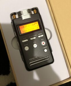 EVISTR Digital Voice Recorder 8GB L53 - 1536KPBS PCM Stereo Audio Recording Device Portable Dictaphone Microphone Gain Controllable Noise Reduction 67 91Bqdc4eqL