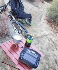 TREKOLOGY Medium Aluminum Camping Table Brown Foldable Portable 35 91C6r CK8OL