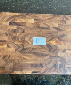 Ironwood Gourmet Large End Grain Prep Station Acacia Wood Cutting Board, 14 x 20-Inch, Brown 14" x 20" 50 91CDiRnp9IL