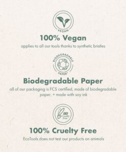 EcoTools Dry Body Brush, for Post Shower & Bath Skincare Routine, Removes Dirt & Promotes Blood Circulation, Helps Reduce Appearance of Cellulite, Eco-Friendly, Vegan & Cruelty-Free, 1 Count Dry Brush, Pink 34 91CKNpqZmHL