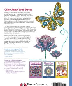 Alternative view of Ultimate Coloring Book Treasury: Relax, Recharge, and Refresh Yourself (Design Originals) 208 Pages of Beautiful One-Side-Only Designs on Extra-Thick, Perforated Paper in a Spiral Lay-Flat Binding
