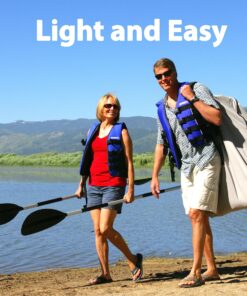 Sea Eagle SE330 Two Person Inflatable Sport Kayak Boat with Seats, Paddles, Bag and Pump-Affordable-Lightweight-Portable SE330 Sports Kayak Pro Package 19 91CUodFa8tL 1