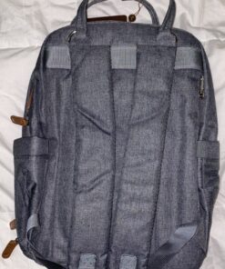 RUVALINO Diaper Bag Backpack, Multifunction Travel Back Pack Maternity Baby Changing Bags, Large Capacity, Waterproof and Stylish, Gray 66 91CWBSCQeL