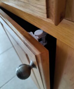 12 Pack Cabinet Locks Child Safety | Baby Safety Cabinet Locks NO Drilling 3M Adhesive Baby Proof Drawer Lock Child proofing cabinets latches for Kids Latch for Drawers & Door Child Safety Locks White 1 Count (Pack of 12) 34 91Cd9hA3urL