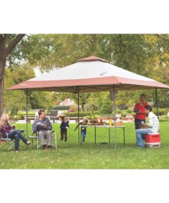 Coleman Back Home Pop-Up Canopy Tent, 13x13ft Portable Shade Shelter Sets Up in 3 Minutes with UPF 50+ Sun Protection, Great for Campsite, Park, Backyard, Tailgates, Beach, Festivals, & More 24 91Cj5Tv FoL