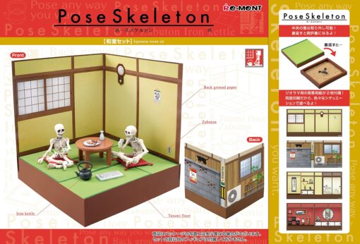 Re-Ment Pose Skeleton Japanese-Style Set