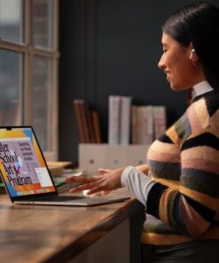 Apple 2023 MacBook Air Laptop with M2 chip: 15.3-inch Liquid Retina Display, 8GB Unified Memory, 256GB SSD Storage, 1080p FaceTime HD Camera, Touch ID. Works with iPhone/iPad; Silver 8GB RAM Without AppleCare+ 13 91CoIWiGA6L