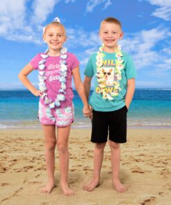 Joyin Toy 36 Counts Hawaiian Leis Bulk, Tropical Flower Lei Hawaiian Lei Beach Hawaii Luau Party Favors Decoration Birthday Party Supplies(3 Dozen) 26 91CtwQl3LhL