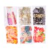 Sweet Details Party Co. Cellophane 'Candy' Bags (100 Pack) Gold & Clear Goodie Bags for Candy Bar & Buffet Gifts- Wedding/Birthday Party Favor Bags- Self-Sealing & Resealable Adhesive - NO Ties! Candy Bags - Gold 26 91CuiQPWsFL