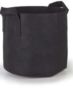 Alternative view of 247Garden 5-Pack 15-Gallon Aeration Fabric Pot/Plant Grow Bag w/Handles (260 GSM, Black, 14.5H x 17D) 15 Gallon