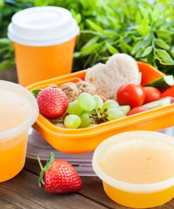 Glotoch 24 Pack 16 oz. (2 Cups) Plastic Food and Drink Storage Containers Set with Lids - Microwave, Freezer & Dishwasher Safe Eco-Friendly, BPA-Free, Reusable & Stackable 16 oz. - 24 Sets 30 91CyZPb2D6L 1