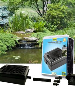 TetraPond Submersible Flat Box Filter, For 250 To 500 Gallon Ponds 30 91D6Om2KIvS