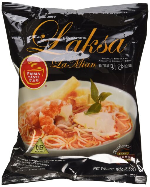 Prima Taste Laksa La Mian, 185g, (Pack of 12)