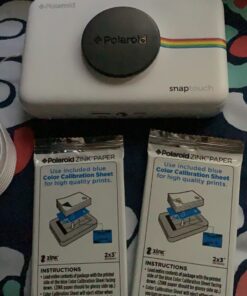 Zink Polaroid 2x3ʺ Premium Zink Zero Photo Paper 20-Pack - Compatible with Polaroid Snap/SnapTouch Instant Print Digital Cameras & Polaroid Zip Mobile Photo Printer 20 Pack Zink Paper 37 91DFgPFLdeL
