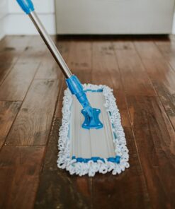 Zflow 18-Inch Microfiber Dust Mop Washable Pads, Blue (2 Pack) 13 91DGjHmrL