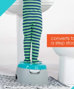 Summer Infant 3-in-1 Train with Me Potty Seat Topper and Stepstool for Toddler Training and Beyond Easy to Empty and Clean Space Saving, Multicolor, 12.7x7.7x14.8"(Pack of 1) Multicolor 3-in-1 27 91DKMs1 UWL