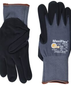 Maxiflex 34-874 Maximum Breathability Comfort and Durability-Handling Nitrile Coated Gloves 12 Large (Pack of 12)