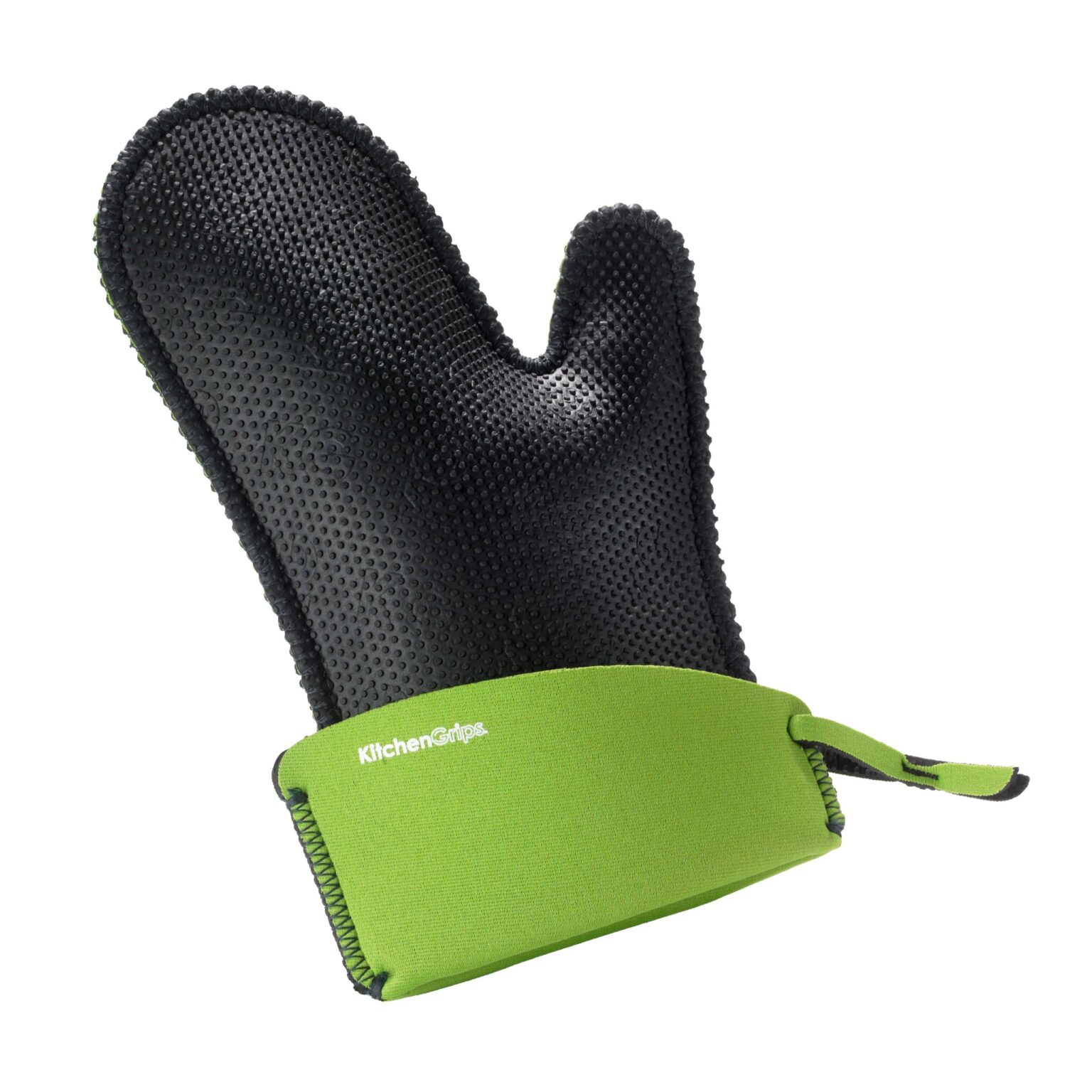 Kitchen Grips Chef's Mitt, Large, Lime/Black Swiftsly
