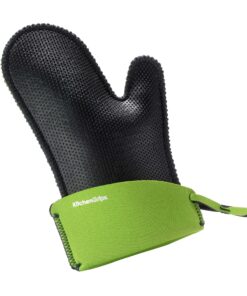 Kitchen Grips Chef's Mitt, Large, Lime/Black