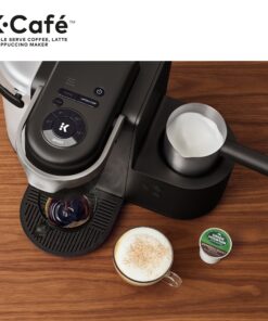 Keurig K-Cafe Single Serve K-Cup Coffee, Latte and Cappuccino Maker, Dark Charcoal 49 91DTIJY2qL