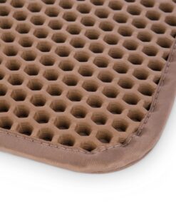 iPrimioJUMBO SIZE Cat Litter Trapper - EZ Clean (Brown/Tan) - 32 inches by 30 inches / Super BIG. Exclusive Water Proof Layer and Puppy Pad Option. Patent Pending. 32x30 - Brown 30 91DUugovtuL