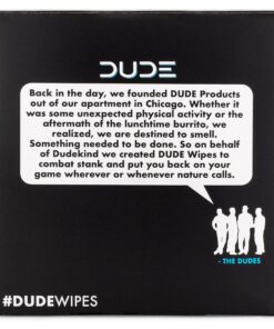 DUDE Wipes - On-The-Go Flushable Wipes - 2 Pack, 60 Wipes - Unscented Extra-Large Individually Wrapped Adult Wet Wipes - Vitamin E & Aloe - Septic and Sewer Safe Fragrance Free 30 Count (Pack of 2) 18 91DWIZprduL