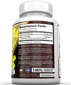 BRI Nutrition Tibullus Terrestris Steroidal Saponins & Protodioscin Supplement, 180 Count 18 91DZsEmXfpL 3