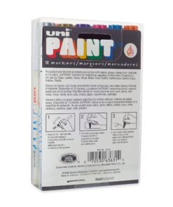 Uni-Paint Markers, Medium Point, Assorted Colors, 12-Count 10 91DdvvBKGHL