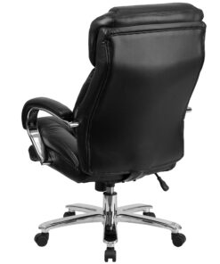 Flash Furniture Big & Tall Office Chair | Black Leather Swivel Executive Desk Chair with Wheels Black Leathersoft 23 91Dhi5LoykL