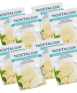 Nostalgia Premium Ice Cream Mix, 8 (8-Ounce) Packs, Makes 16 Quarts Total Vanilla 10 91DpuXWiBcL